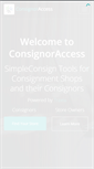 Mobile Screenshot of consignoraccess.com